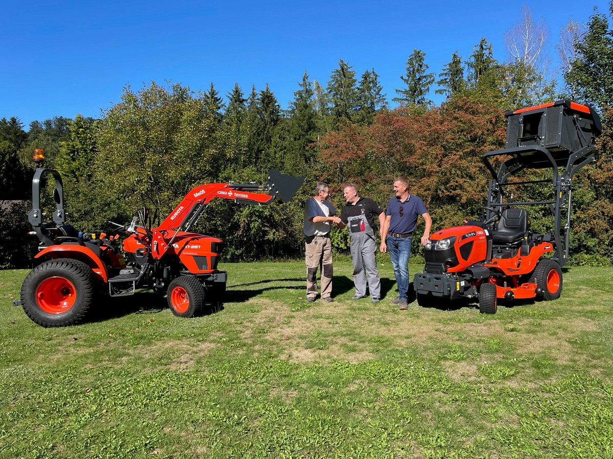 Ecsort Kubota EK1 261 und Kubota G231HD Stocker Bruno